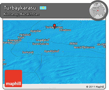 Political Panoramic Map of Turbaykarasu