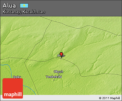 Physical 3D Map of Alua