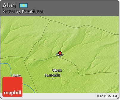 Physical 3D Map of Alua
