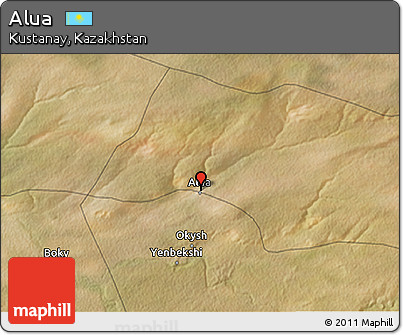 Satellite 3D Map of Alua