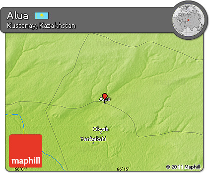 Physical Map of Alua