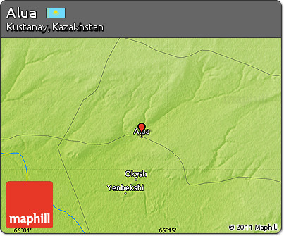 Physical Map of Alua