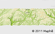 Physical Panoramic Map of the area around 50° 7' 47" N, 67° 55' 30" W
