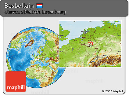 Physical Location Map of Basbellain