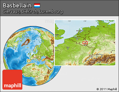 Physical Location Map of Basbellain