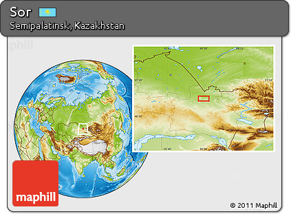 Physical Location Map of Sor