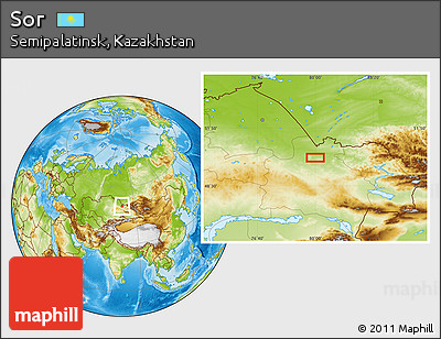 Physical Location Map of Sor