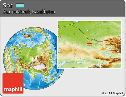 Physical Location Map of Sor