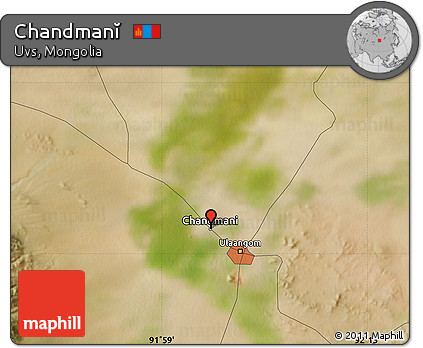 Satellite Map of Chandmanĭ