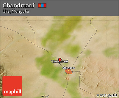 Satellite Map of Chandmanĭ