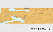 Political Panoramic Map of the area around 50° 7' 47" N, 91° 43' 29" W