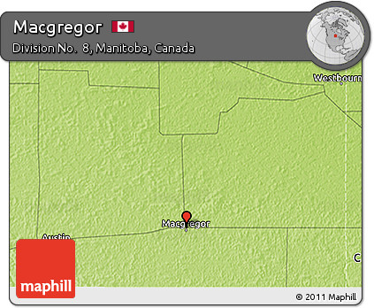 Physical 3D Map of Macgregor