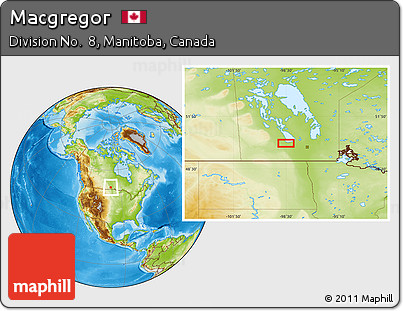 Physical Location Map of Macgregor