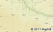 Physical Map of the area around 50° 31' 50" N, 103° 37' 30" W