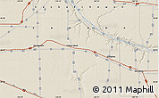 Shaded Relief Map of the area around 50° 31' 50" N, 103° 37' 30" W