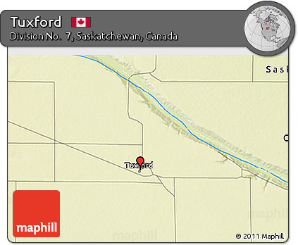 Physical 3D Map of Tuxford