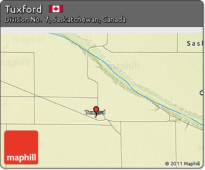 Physical 3D Map of Tuxford