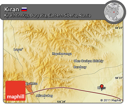 Physical Map of Kiran