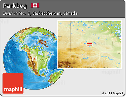 Physical Location Map of Parkbeg