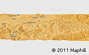 Political Panoramic Map of the area around 50° 31' 50" N, 108° 1' 30" E
