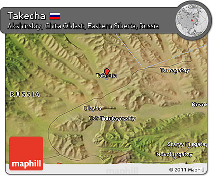 Satellite 3D Map of Takecha