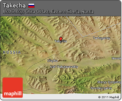 Satellite 3D Map of Takecha