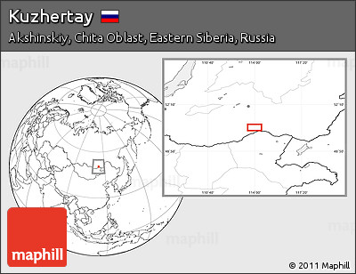 Blank Location Map of Kuzhertay