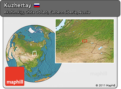 Satellite Location Map of Kuzhertay