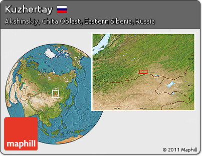 Satellite Location Map of Kuzhertay