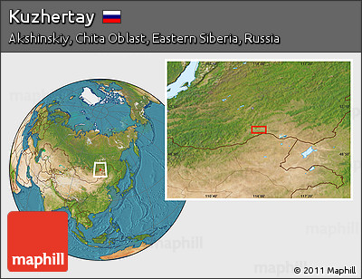 Satellite Location Map of Kuzhertay