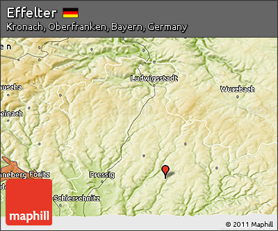Physical 3D Map of Effelter