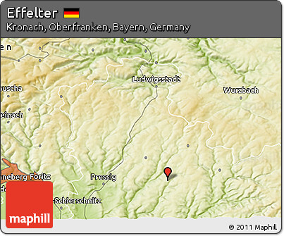 Physical 3D Map of Effelter
