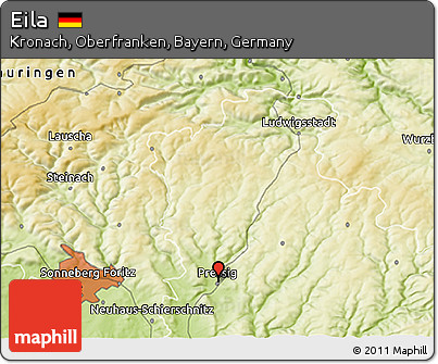 Physical 3D Map of Eila