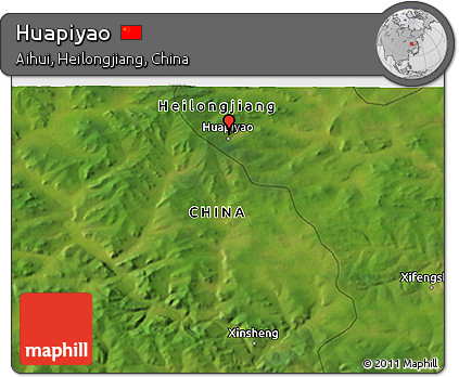 Satellite 3D Map of Huapiyao