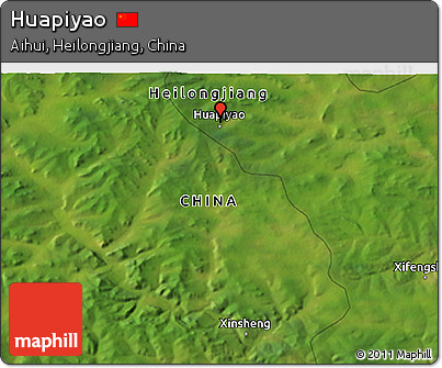 Satellite 3D Map of Huapiyao