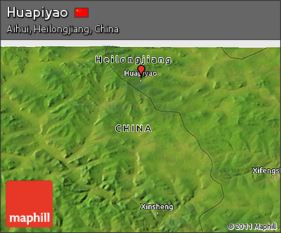 Satellite 3D Map of Huapiyao