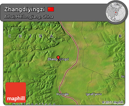 Satellite Map of Zhangdiyingzi