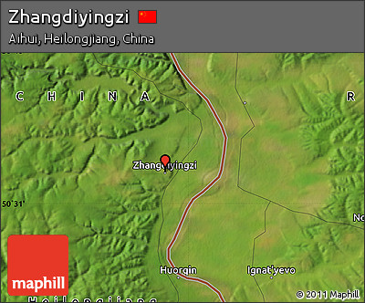 Satellite Map of Zhangdiyingzi