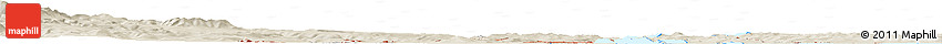 Shaded Relief Horizon Map of the Area around 50° 31' 50" N, 136° 55' 30" E Shaded Relief Horizon Map of the Area around 50° 31' 50" N, 136° 55' 30" E