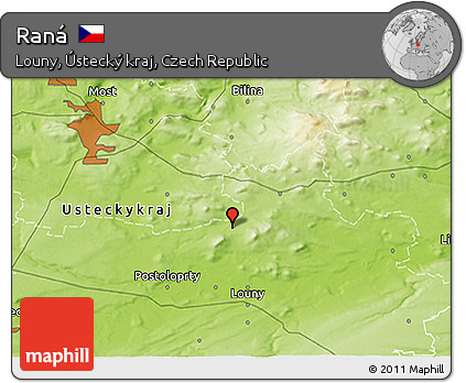 Physical 3D Map of Raná