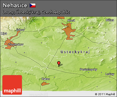Physical 3D Map of Nehasice