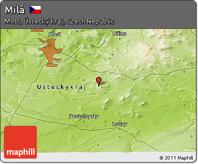 Physical 3D Map of Milá