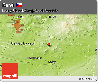 Physical 3D Map of Raná