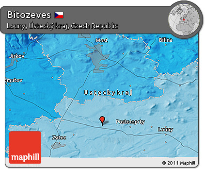 Political 3D Map of Bitozeves