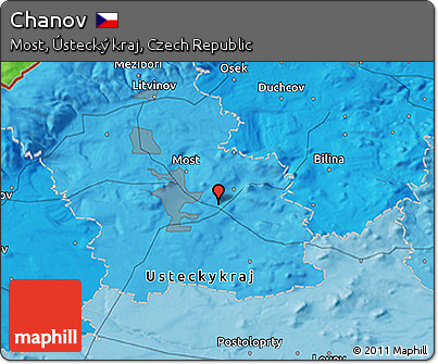 Political 3D Map of Chanov