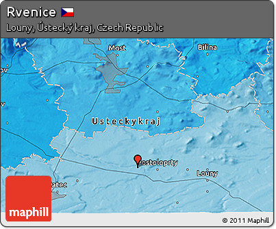 Political 3D Map of Rvenice