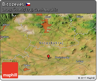 Satellite 3D Map of Bitozeves