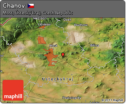 Satellite 3D Map of Chanov