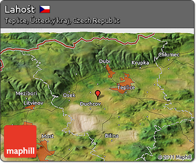 Satellite 3D Map of Lahošt