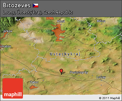 Satellite 3D Map of Bitozeves